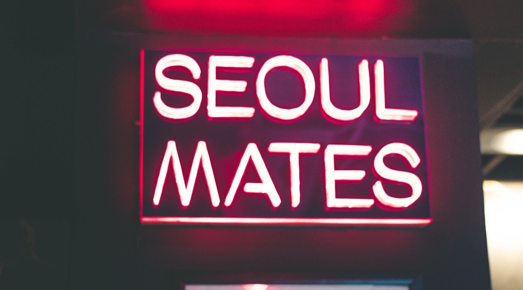 Seoul Mates Neon Sign