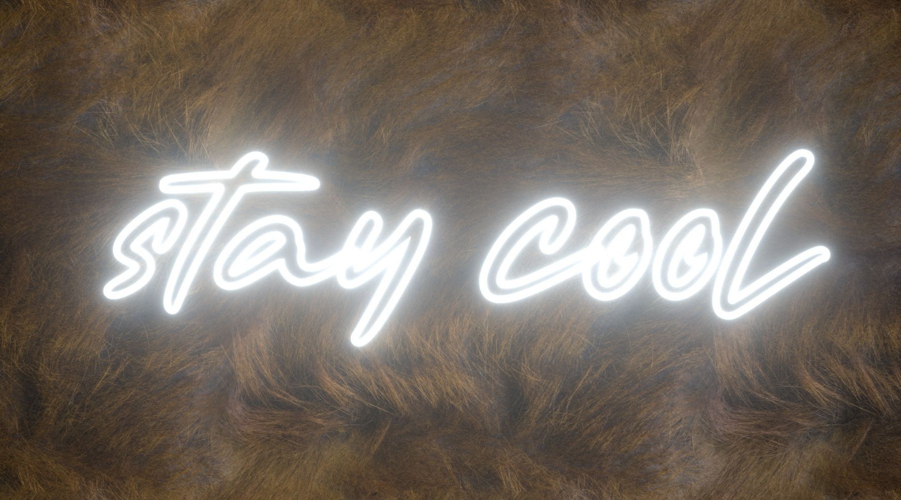 stay cool neon sign