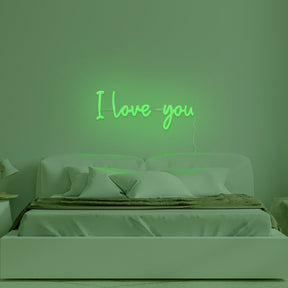 I Love You Neon Sign