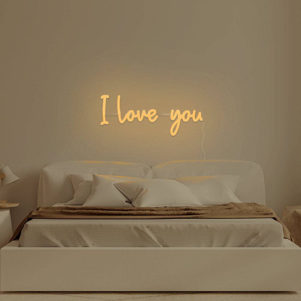 I Love You Neon Sign