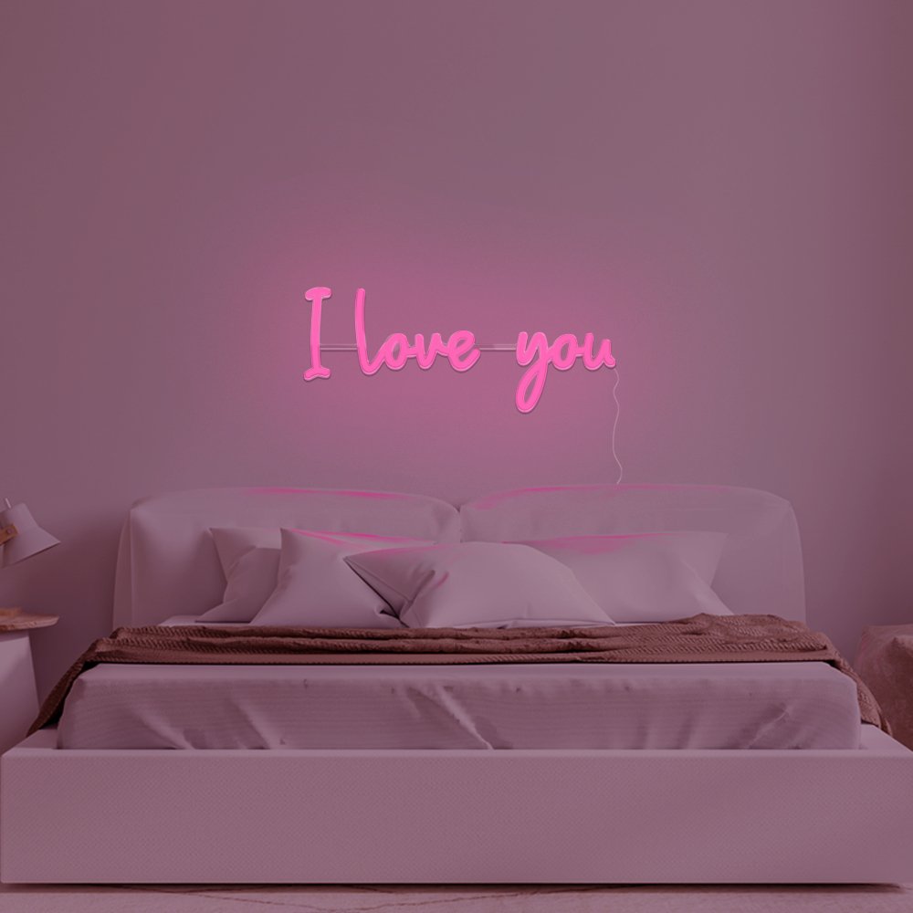 I Love You Neon Sign