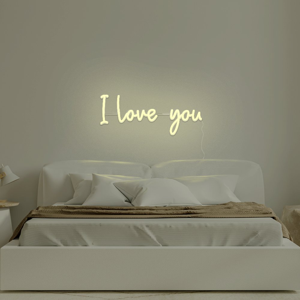 I Love You Neon Sign