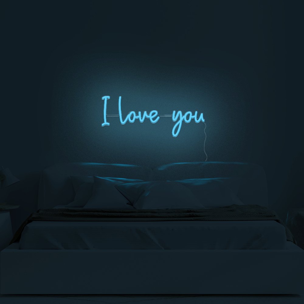 I Love You Neon Sign