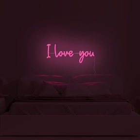 I Love You Neon Sign