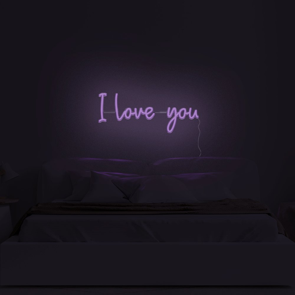 I Love You Neon Sign