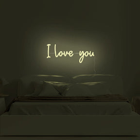 I Love You Neon Sign