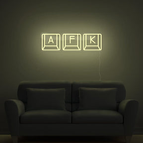 AFK Keyboard Neon Sign