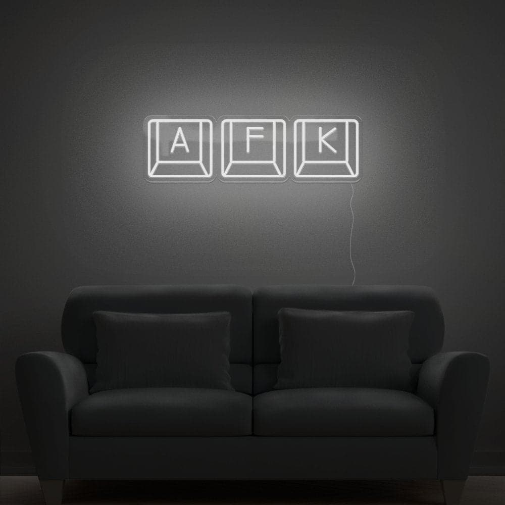 AFK Keyboard Neon Sign