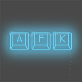 AFK Keyboard Neon Sign