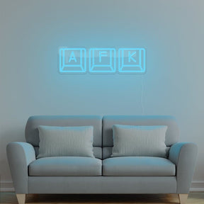 AFK Keyboard Neon Sign