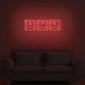 AFK Keyboard Neon Sign