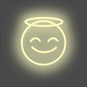 Angel Emoji Neon Sign