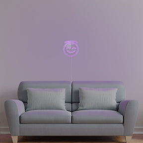 Angel Emoji Neon Sign