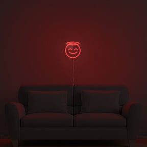 Angel Emoji Neon Sign