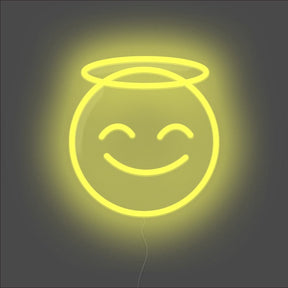 Angel Emoji Neon Sign