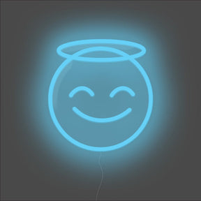 Angel Emoji Neon Sign