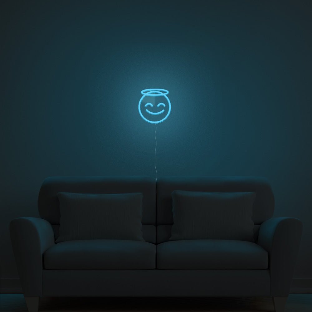 Angel Emoji Neon Sign