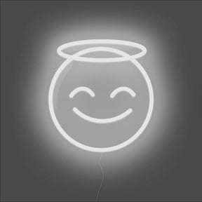 Angel Emoji Neon Sign