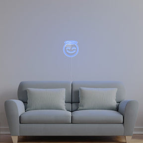 Angel Emoji Neon Sign