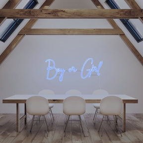 Boy or Girl Neon Sign