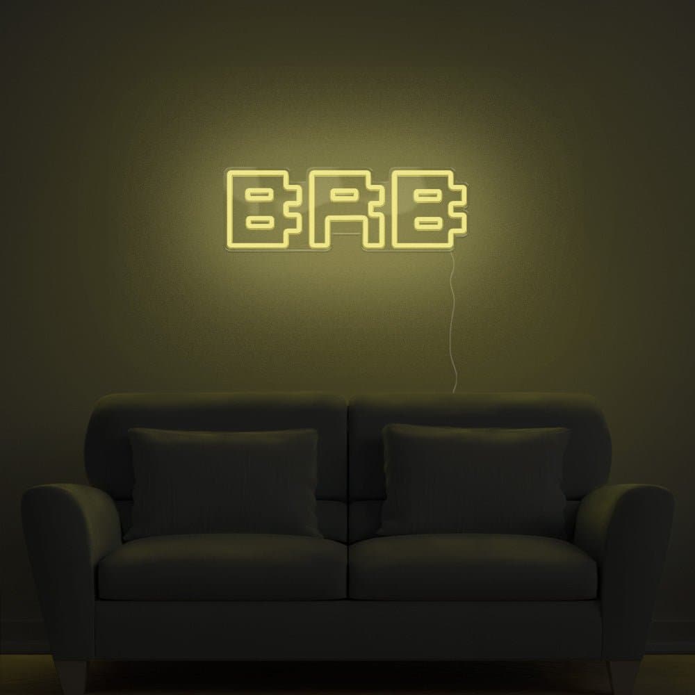 BRB Neon Sign