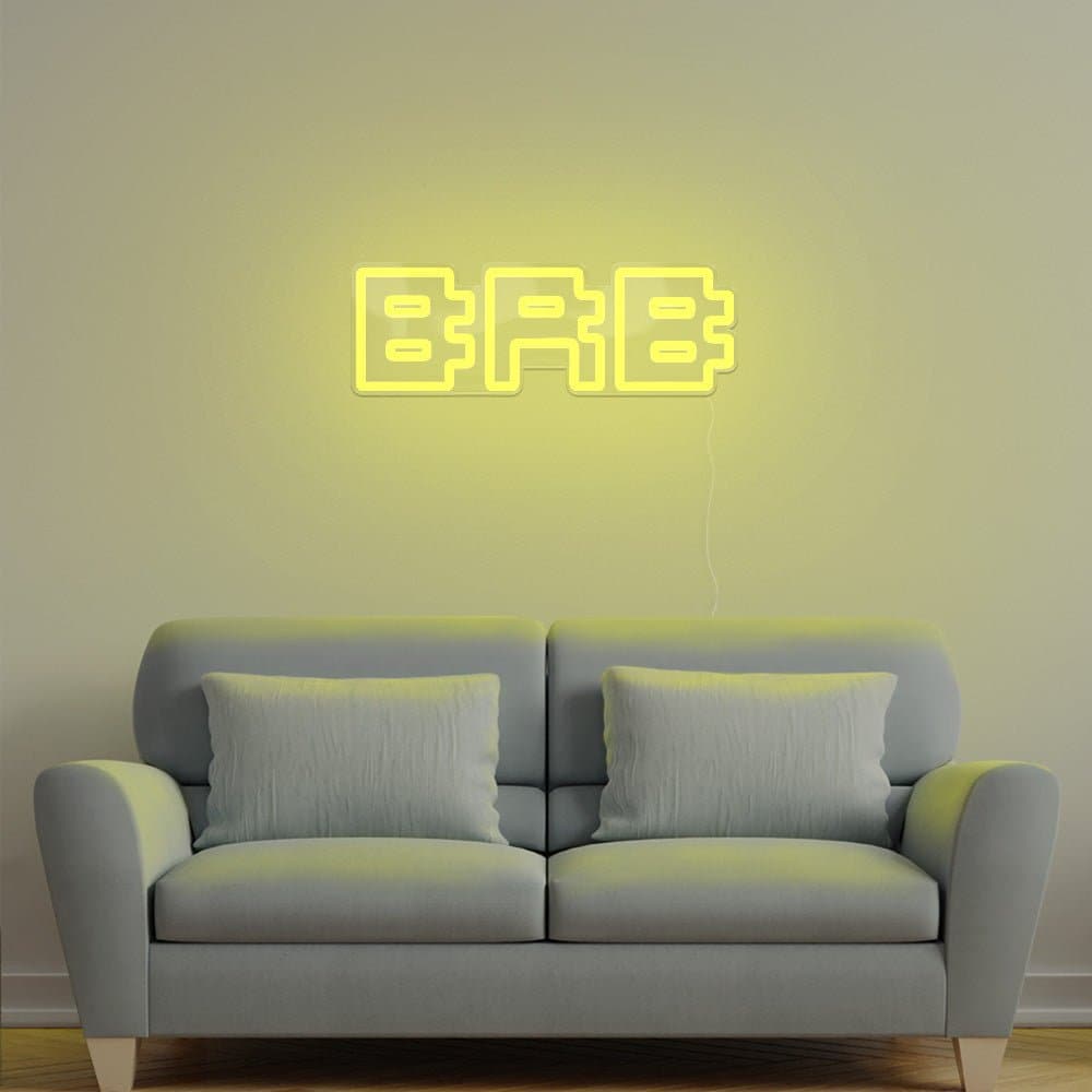 BRB Neon Sign