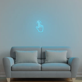 Click Hand Neon Sign