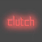 Clutch Neon Sign - Unrivaled Neon - Red #color_red