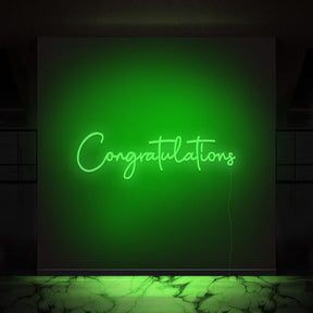 Congratulations Neon Sign