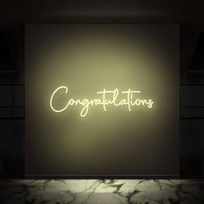 Congratulations Neon Sign