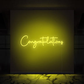 Congratulations Neon Sign