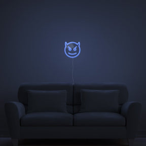 Devil Emoji Neon Sign