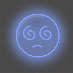 Dizzy Emoji Neon Sign