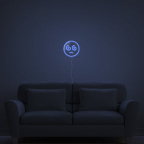 Dizzy Emoji Neon Sign