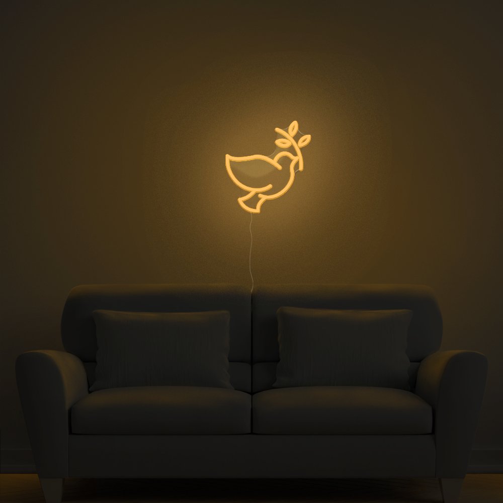 Dove Of Peace Neon Sign