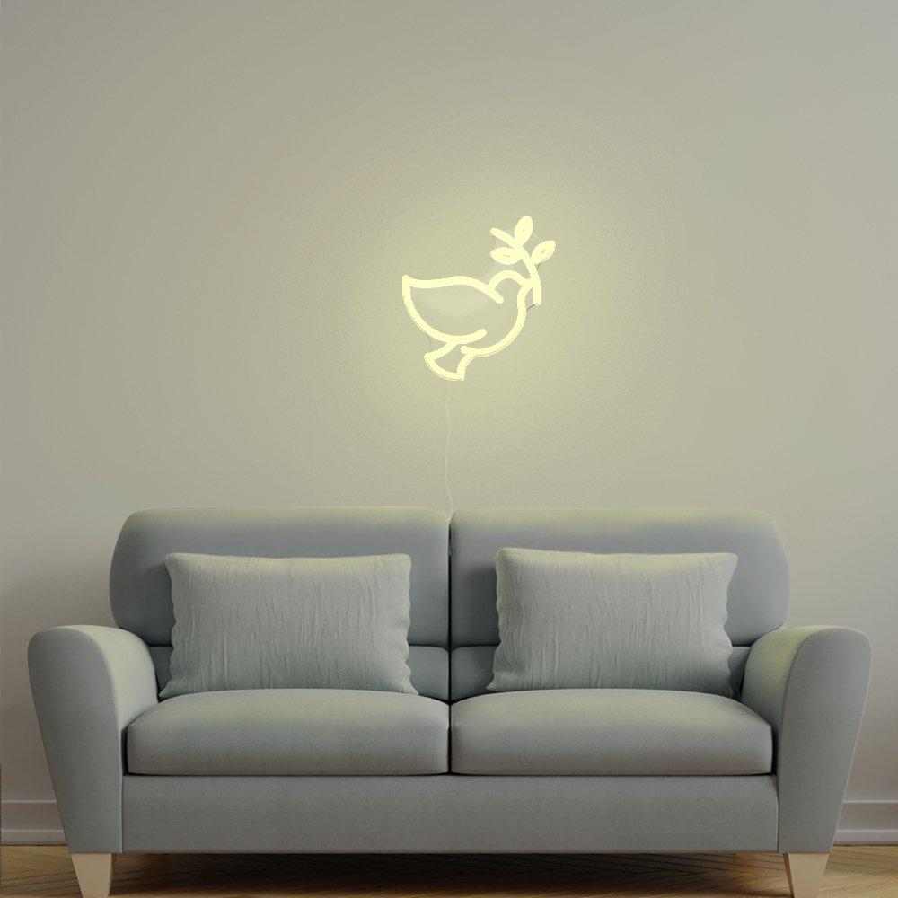 Dove Of Peace Neon Sign