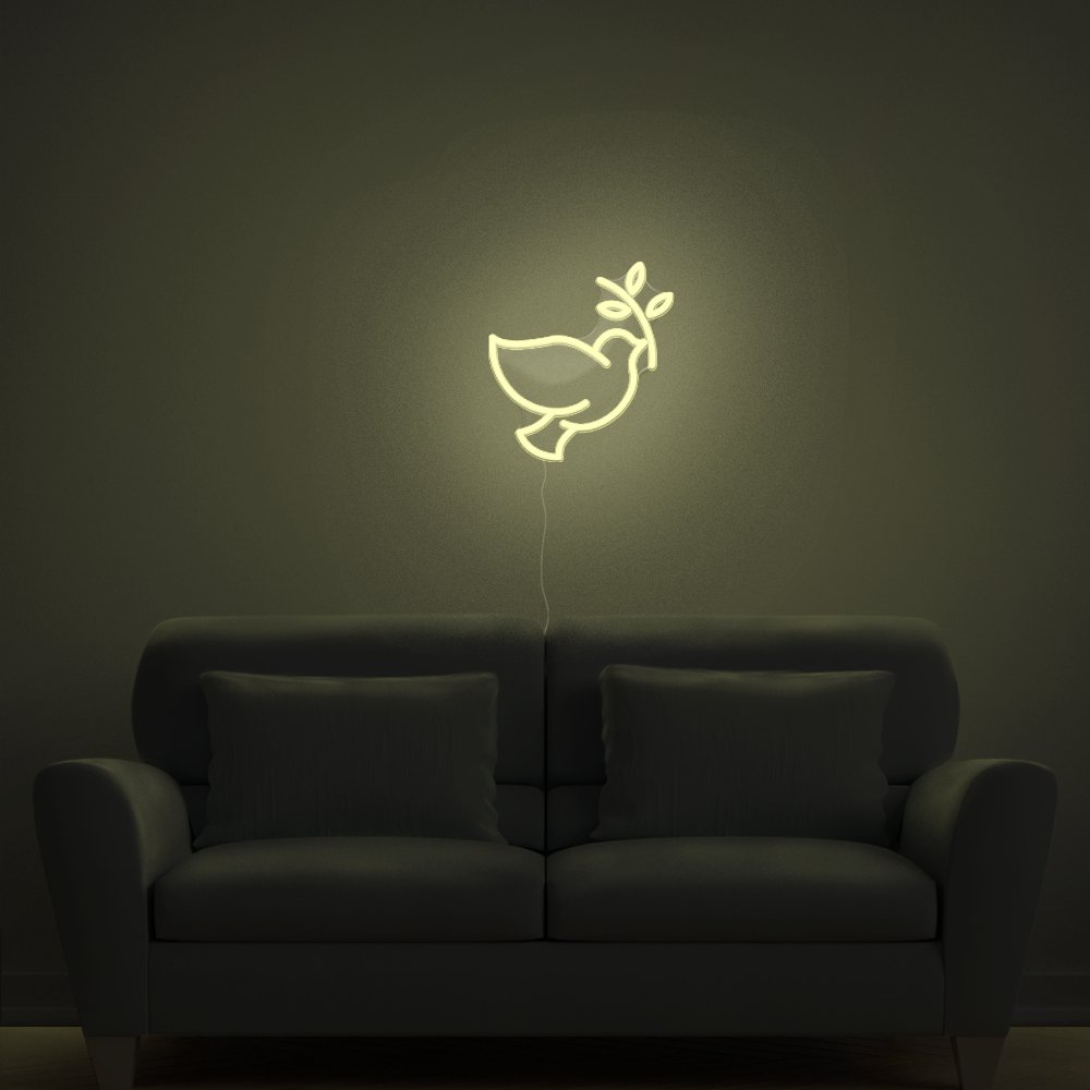 Dove Of Peace Neon Sign