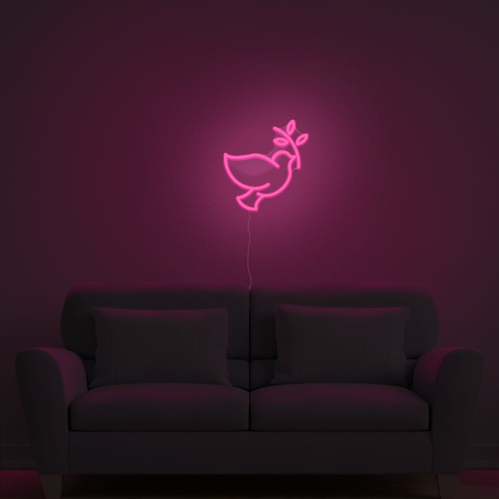 Dove Of Peace Neon Sign