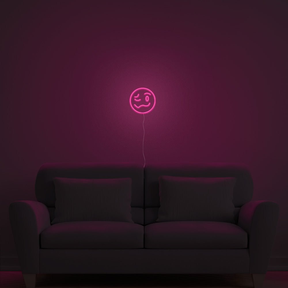 Drunk Emoji Neon Sign