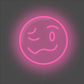 Drunk Emoji Neon Sign