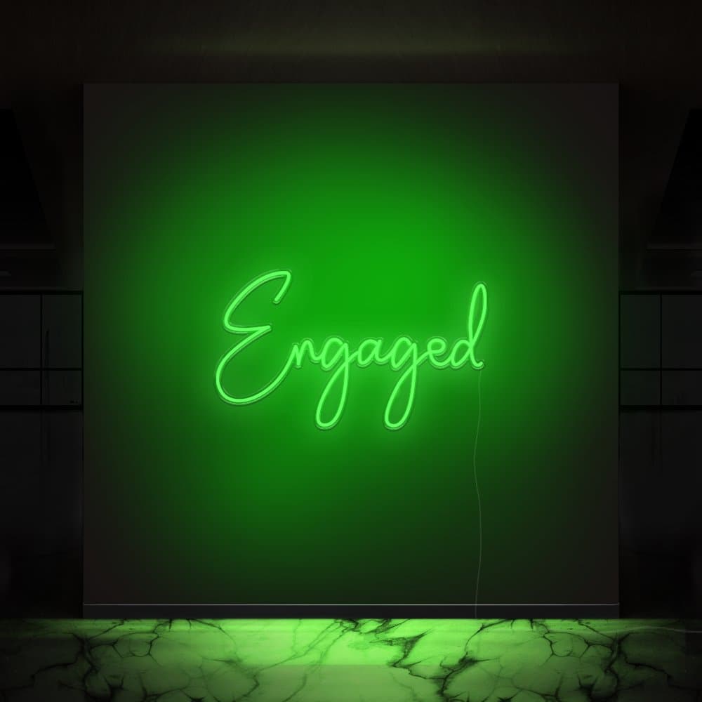 Engaged Neon Sign