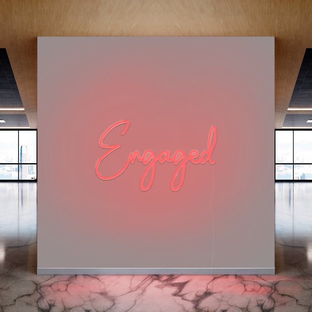 Engaged Neon Sign