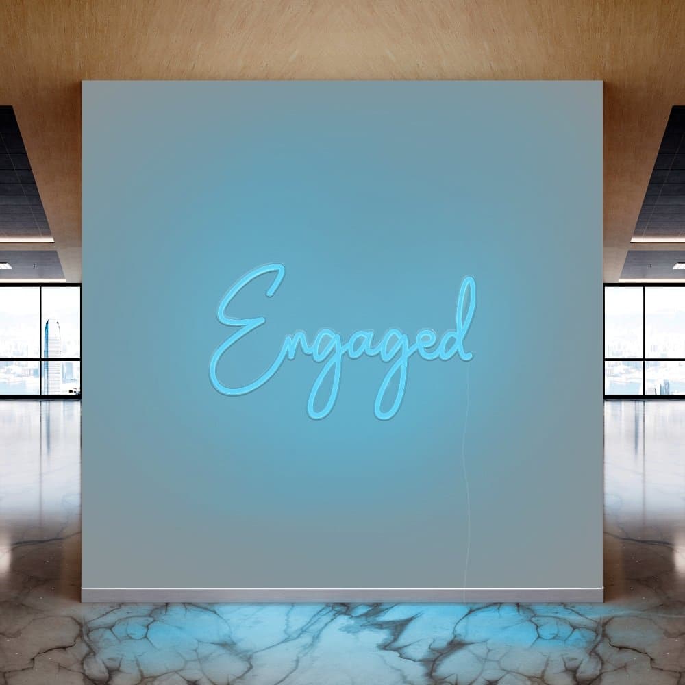 Engaged Neon Sign