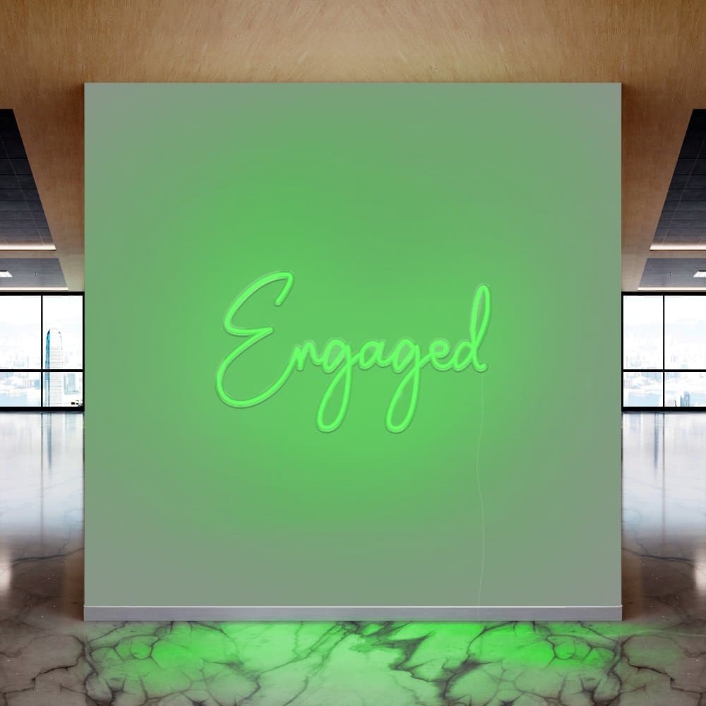 Engaged Neon Sign