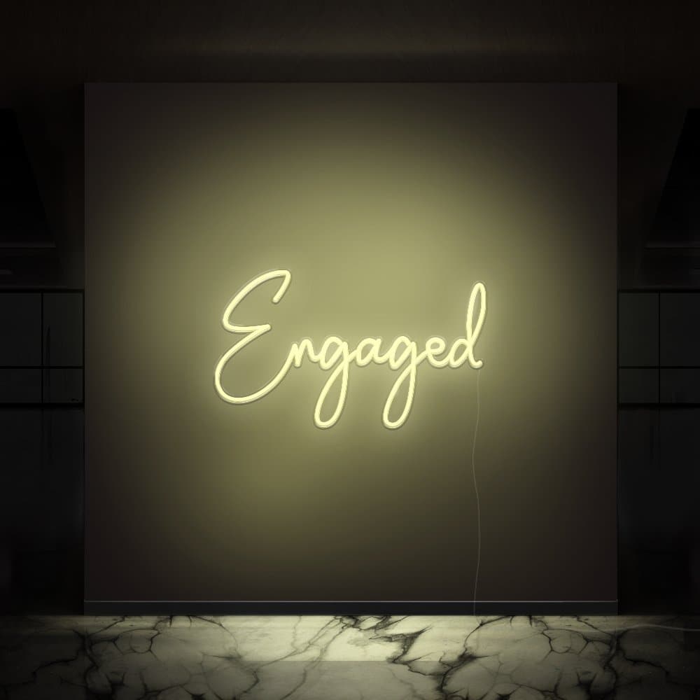 Engaged Neon Sign