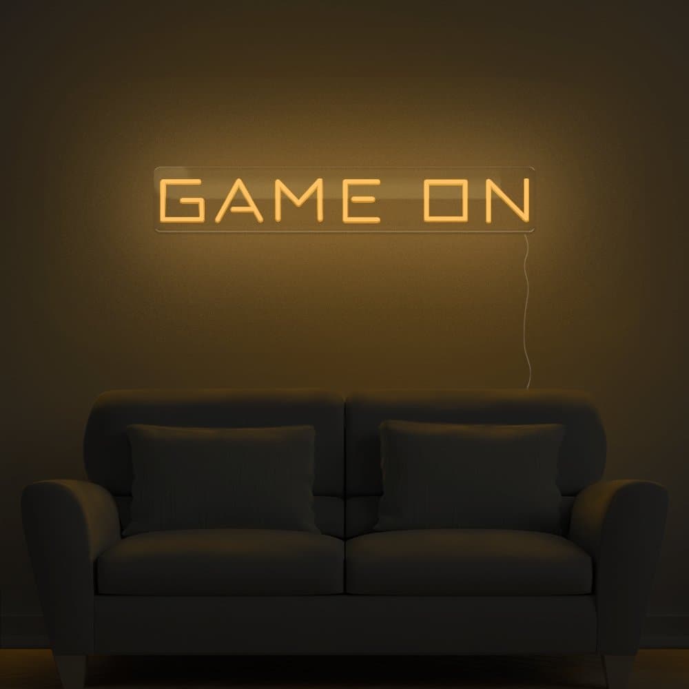 Game On Neon Sign