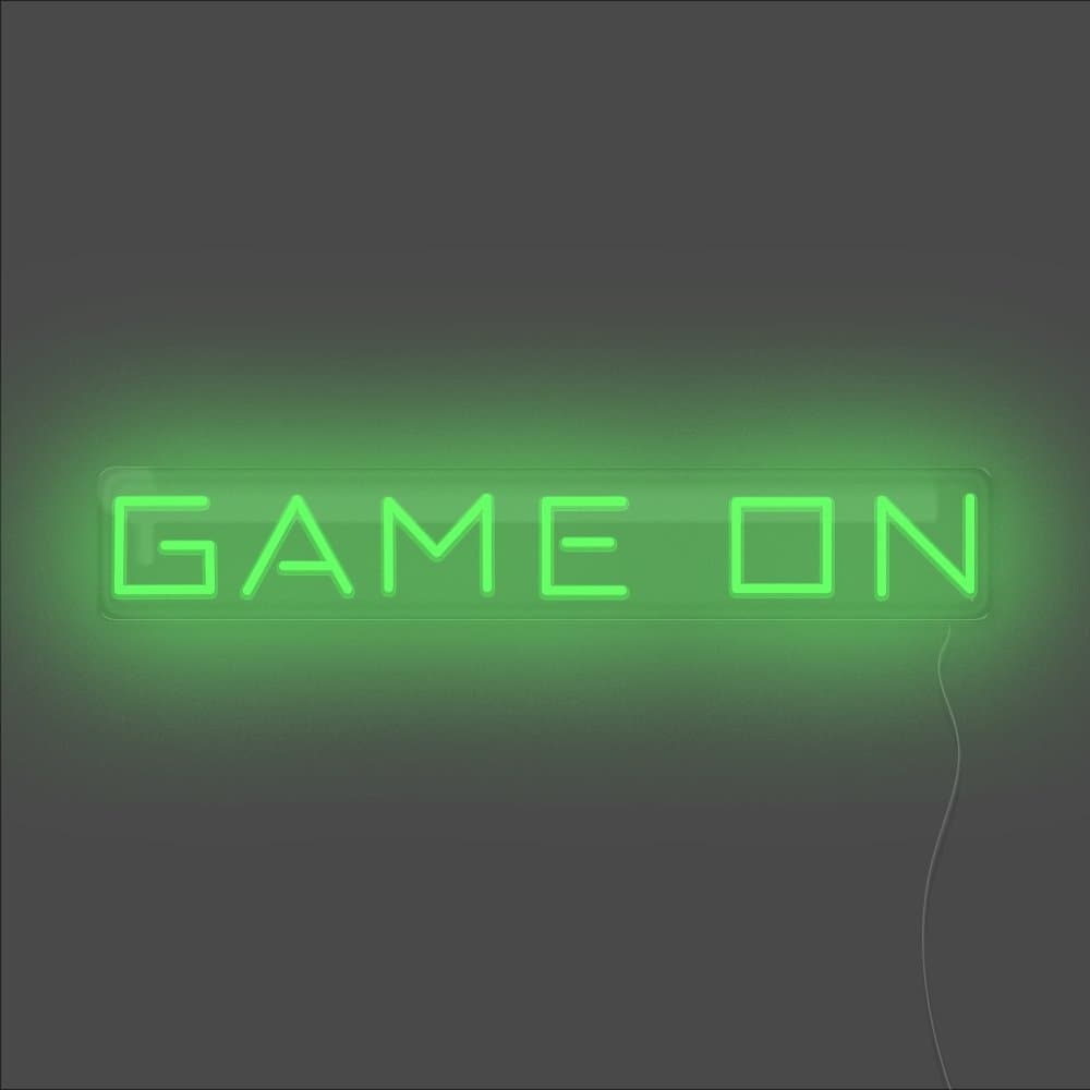 Game On Neon Sign - Unrivaled Neon - Green #color_green