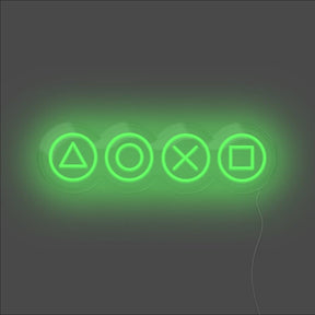 Gaming Shapes Neon Sign