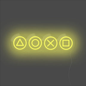 Gaming Shapes Neon Sign