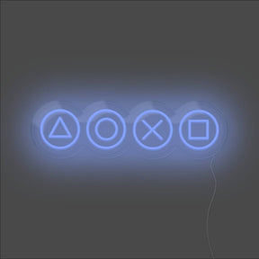 Gaming Shapes Neon Sign